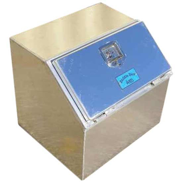 Merritt 22 X 21 X 30 Inch Smooth Aluminum Saddle Box With  No Step