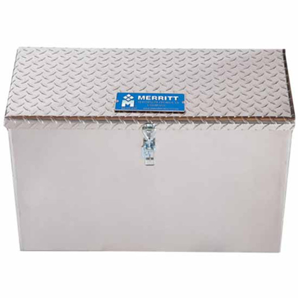 Merritt Aluminum DEF Box, 18 In X 28 In. X 12 In. W/ Diamond Plate Door