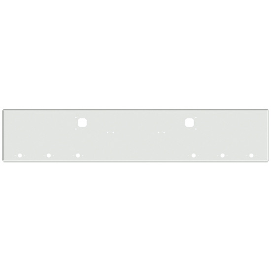 22 Inch Chrome Texas Boxed End Bumper With 6 M1 Or P1 Light And Tow Holes For Kenworth W900A