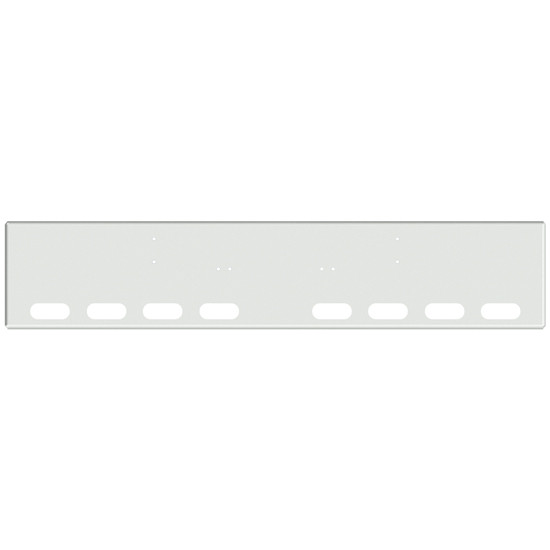 18 Inch Chrome American Eagle Bumper With Tow, 8 Oval Light Holes For Kenworth W900A