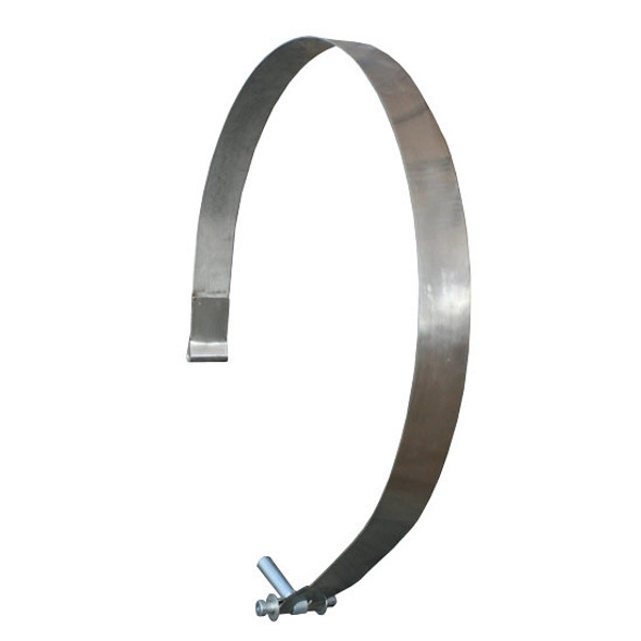 BESTfit 2.25 Inch Wide Stainless Steel Fuel Tank Strap For International 9000 Series With 26 Inch Tanks