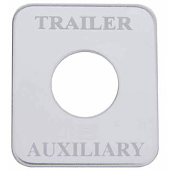 Stainless Steel Trailer Auxiliary Switch Plate For Freightliner