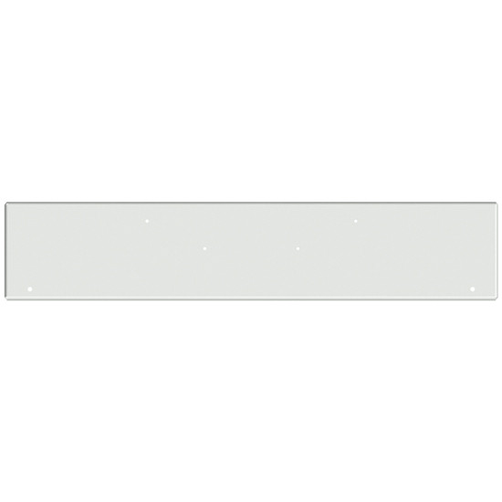 22 Inch Chrome American Eagle Boxed End Bumper With 2 Round 3/4 Inch Light Holes In Face For Kenworth W900B