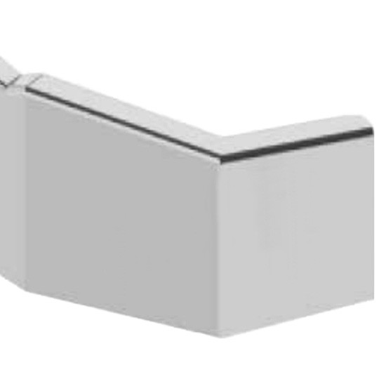 15 Inch Chrome Wrap Around Gullwing Bumper With Tow And Vent Holes For Kenworth T440