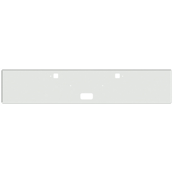 18 Inch Chrome Texas Boxed End Bumper With Tow, Center Step Holes