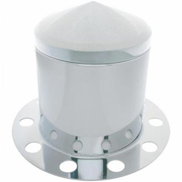 Stainless Steel 3 Piece Pointed Hub Cover For Hub Pilot Wheels