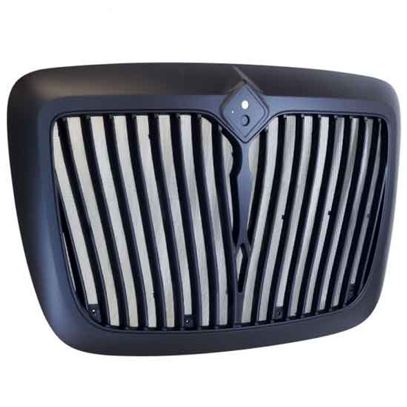 Modified Black Grille With Bug Screen For International ProStar 113 & 122 2008-2018