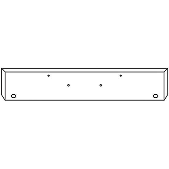 22 Inch Chrome Texas Boxed End Bumper With Front 2 M3/ P3 Light Holes For Peterbilt 365, 367, 388, 389,567 SFA