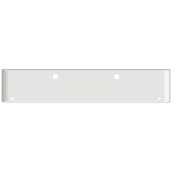 22 Inch Chrome American Eagle Rolled End Bumper With Tow And 2 M1- P1 Light Holes For Peterbilt 365, 367, 388, 389, 567, 589