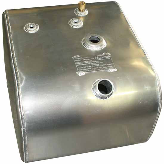 BESTfit Rectangular 28 Gallon Center Fill No-Step Fuel Tank 15 X 25 X 21 Inch For International