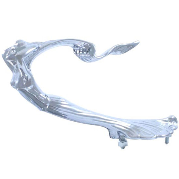 Chrome Flying Goddess Hood Ornament