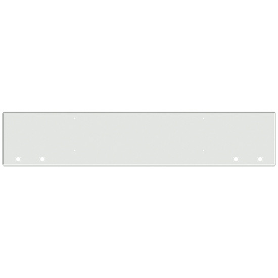 18 Inch Chrome American Eagle Boxed End Bumper With 4 M3- P3 Light Holes For Western Star 4900Sf