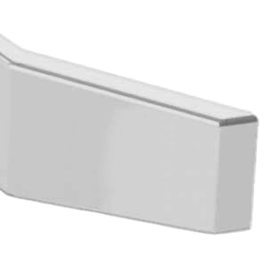 16 Inch Chrome 10 Gauge Tapered Break Back Bumper With Bolt Holes Only For Western Star 4900Sa SBA