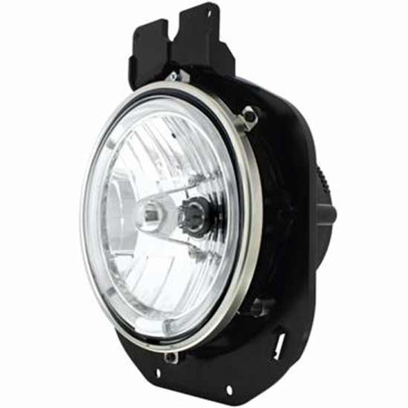 Crystal Headlight With White LED Halo Ring For Freightliner Century 1996-2005