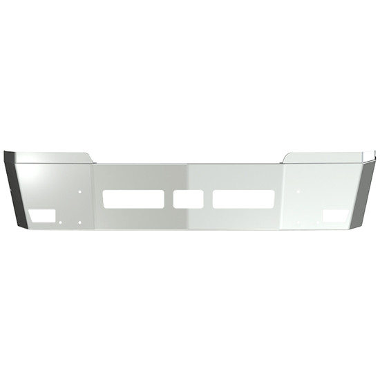 18 Inch Chrome Wrap Around Bumper With Tow, Vent And Fog Light Holes For Western Star 5700Xe