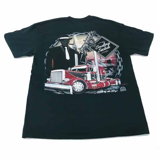Csm Peterbilt 359 Smokin Section Black T-Shirt
