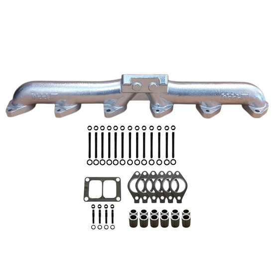 Ceramic Chrome Exhaust Manifold- 1 Piece For Caterpillar C11/C13