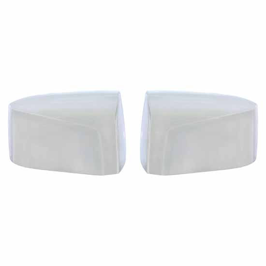 Chrome Mirror Cover For Wide Angle On Hood For Volvo Vnl Gen Ii