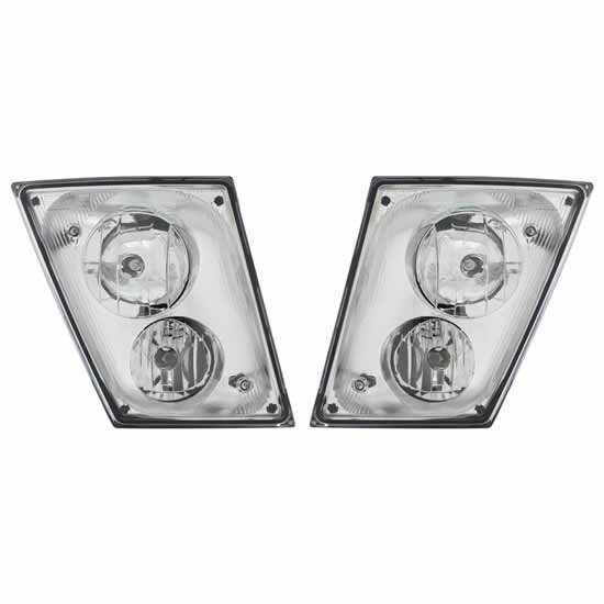Chrome Driving And Fog Light Assembly For Volvo Vnl Gen Ii
