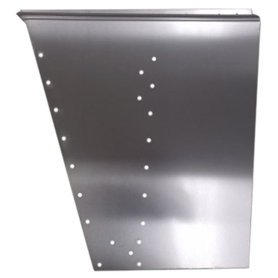 Bestfit Aluminum Extended Hood Outer Rear Skirt For Peterbilt 359 127 Bbc
