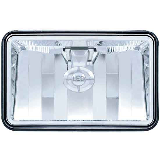 6 Inch 4 X Rectangular Led Headlight 1 Diode High Power Cree