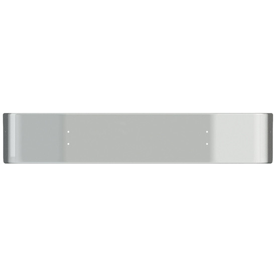 16 Inch Valley Chrome Stainless Steel Bumper, 11 Gauge Replaces Plastic Bumper For Volvo Vnl Gen I 1997-2003