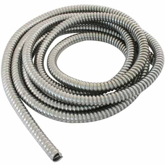 10 Feet Stainless Steel Flexible Wire Loom