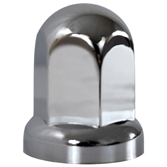 75 Inch 33Mm X 2.43 Chrome Plastic Std Lug Nut Cover
