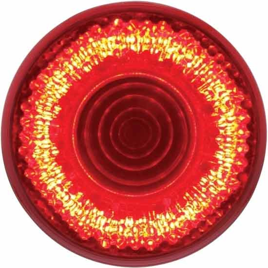 2 Inch Mirage Round Red Clearance, Marker Led Light With 9 Diodes