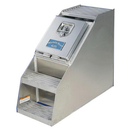 5 Inch Merritt 23.5 X 28. Smooth Aluminum Step Box With Door