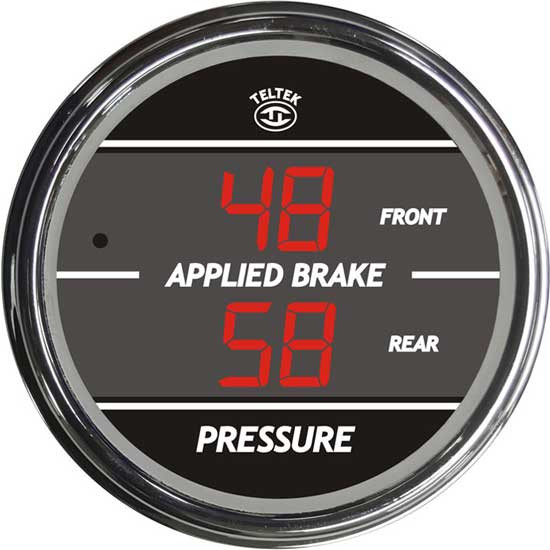 Digital Dual Display Gauge Applied Brake Front/Rear 0-99.9 Psi