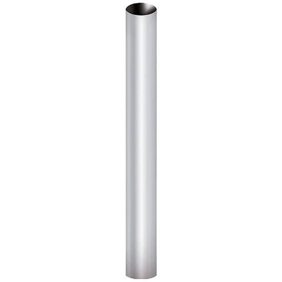 7 Inch Od Chrome Flat Top Exhaust Stack - Straight Cut By Bestfit