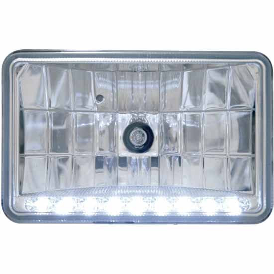 6 Inch 4 X 9 Diode Rectangular Low Or High Beam Led Headlight