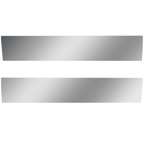 75 Inch 33. Stainless Steel Angled Cab Panels With O Lights For International 9900I