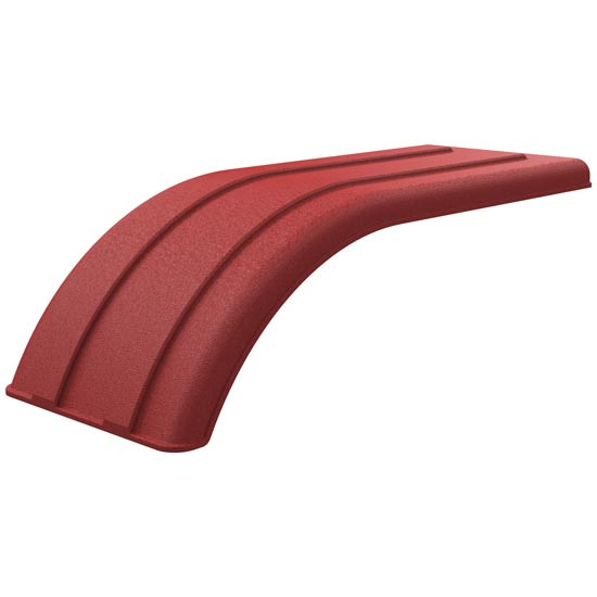 Minimizer Poly Short Half Fender For Super Single With Mounting Bracket Options - Pair