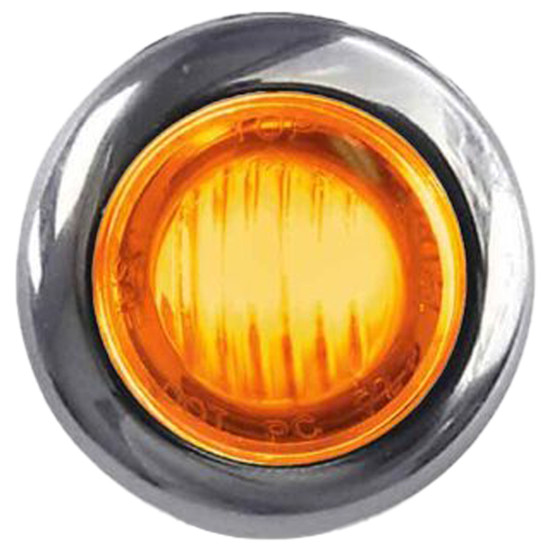 4 Inch 3/ 3 Diode Round Dual Function Light With Chrome Bezel