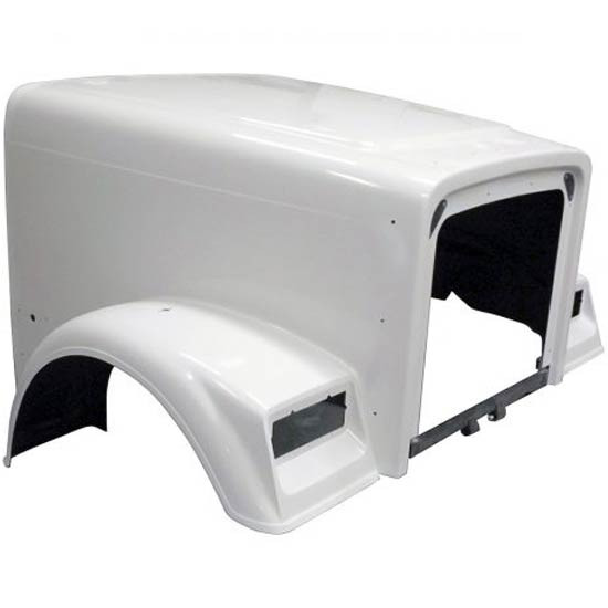 Fiberglass Hood W/ 71 Inch Centerline & Fenders By Jones Performance Fits Freightliner Classic XL