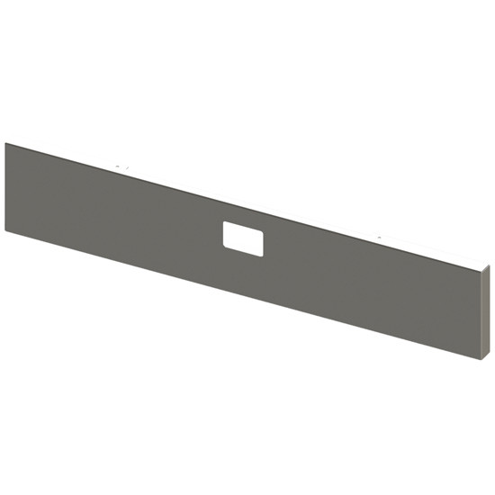 18 Inch Chrome Blind Mount Texas Boxed End Bumper, 10 Gauge For Peterbilt 357 SFA, 378 SFA, 379 With Set Forward Axles