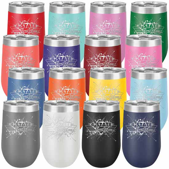 4 State Trucks 16 Oz Stainless Steel Tumbler With Lid