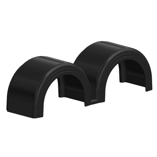 02 Inch 1 Fiberglass Double Hump Fender For Kenworth Ag