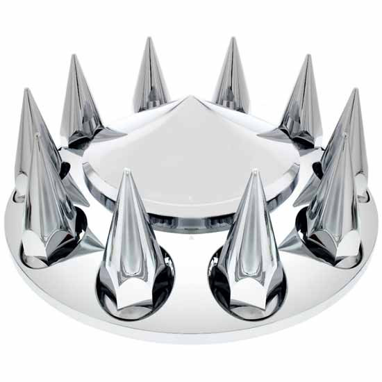 Pointed Front Axle Cover With 33Mm Spike Thread-On Nut Covers