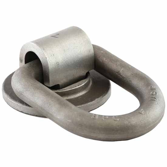 1 Inch Rotating D Ring With Weld Thru Mounting Bracket