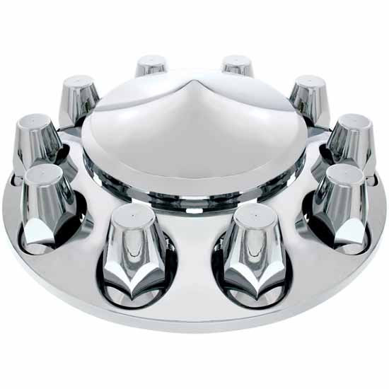 Pointed Front Axle Cover With 33Mm Thread-On Nut Covers