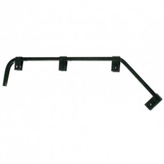 28 Inch Black Angled Mud Flap Hangers