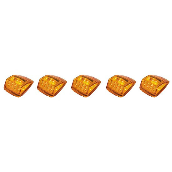 17 Diode Amber Led Square Cab Lights
