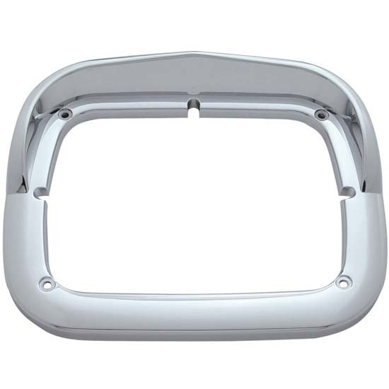 8 Inch 6 X Chrome Rectangular Bezel For Single Headlight