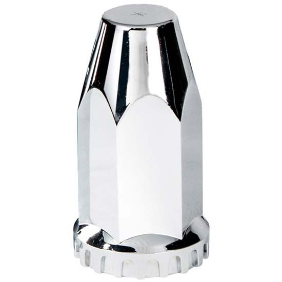 75 Inch 33 Mm X 3.8 Chrome Thread-On Nut Cover