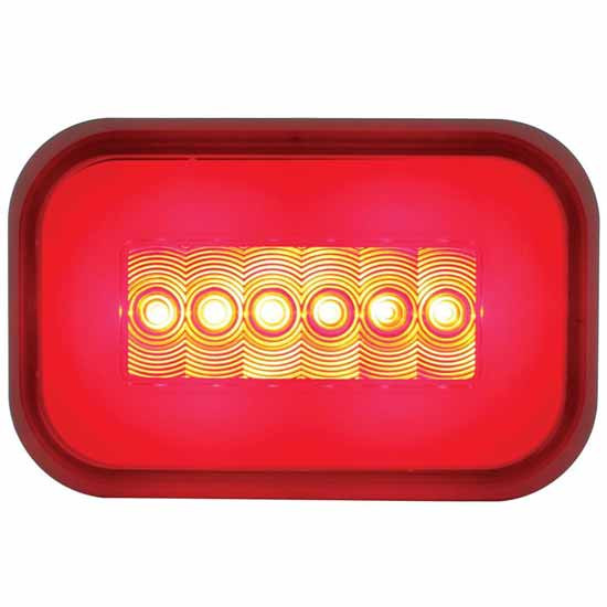 14 Led Rectangular Glo-Light - Stop. Turn And Tail