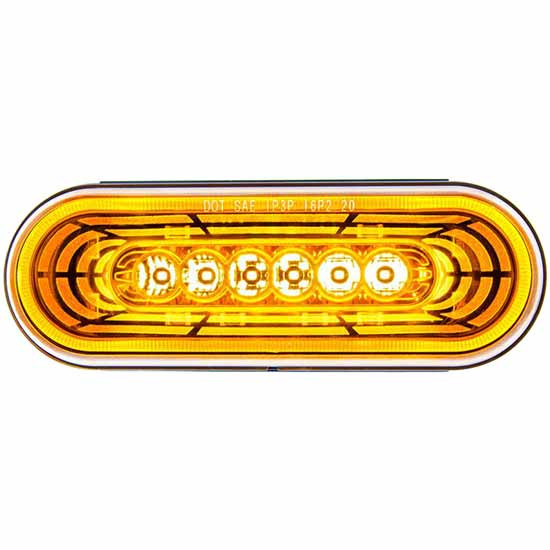 6 Inch 22 Led Oval Abyss Turn Signal Light