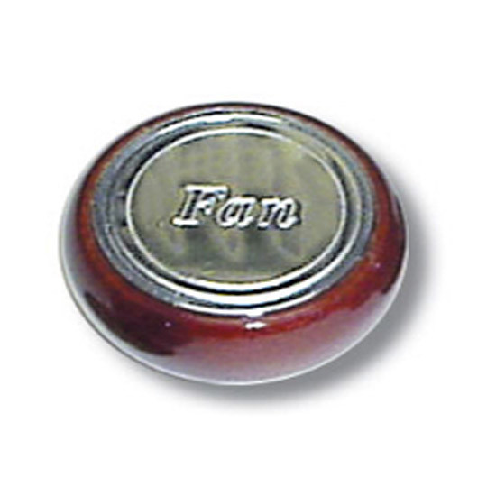 Small Wood Air Valve Knob - Hex Screw Mount For Panel Lights, Wiper / Washer, Dimmer, And Fan